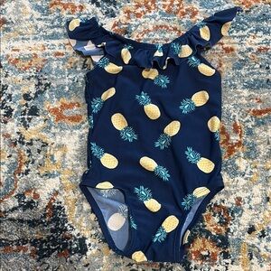 Old Navy Pineapple Kids Swimsuit Size 18-24 months